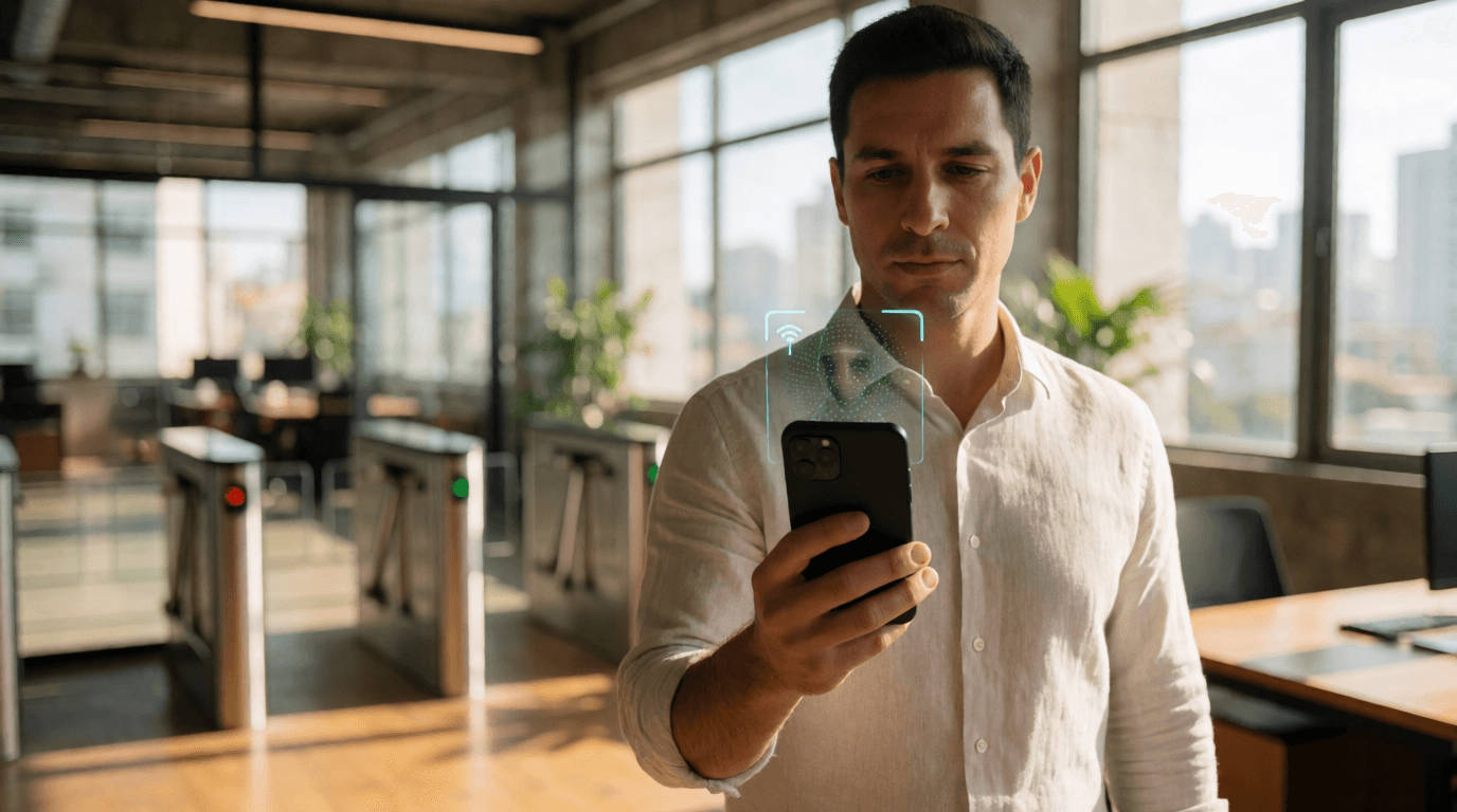 employee mobile app time tracking smartphone